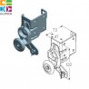 401231300 RBG100R Alutech Кронштейн нижний правый (шт.)