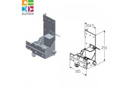 401234000 RBI-45.120DL Alutech Кронштейн роликовый нижний (шт.)