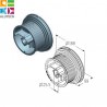 403020400 CD054H Alutech Барабан (пара)