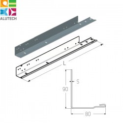 402013400 PRG02SL Alutech Профиль угловой (м)