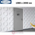 DTO/1080/2050/7035/L/N Doorhan Дверь техническая 1080х2050 одностворчатая, остекленная, левая (шт.)