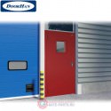 DPO60/980/2050/7035/R/N Doorhan Дверь противопожарная 980х2050 одностворчатая, остекленная, правая, EI60 (шт.)