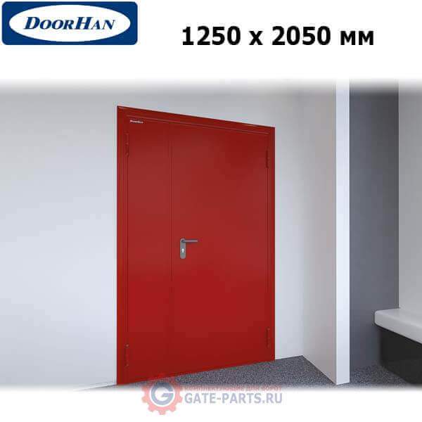 DPG60/1250/2050/7035/R/N Doorhan Дверь противопожарная 1250х2050 двухстворчатая, глухая, правая, EI60 (шт.)