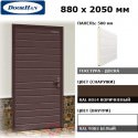 DUB-880/500/8014/9003/N/L Doorhan Дверь УЛЬТРА(B) 880х2050, панель 500 мм, RAL 8014, левая (шт.)