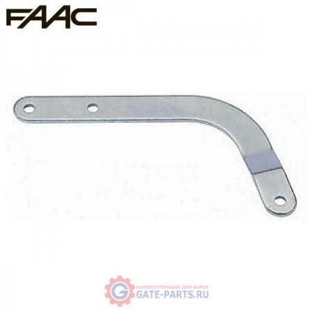 390768 FAAC Рычаг тяговый изогнутый для потолочных приводов секционных ворот (шт.)